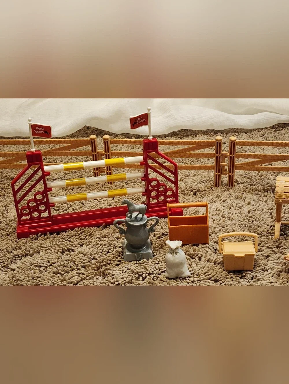 Peagrav Horse Stable Playset Horses & Toy Figure for Boys & Girls, Talking Horse